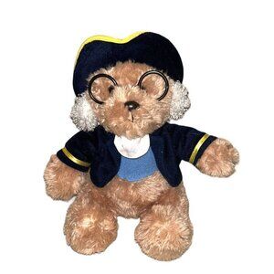 Aurora World Ben Franklin Colonial Bear Plush Stuffed Animal Bear Williamsburg